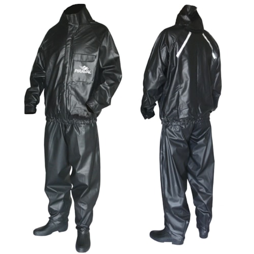 Capa Piraval De Chuva Sem Capuz Ccpp039 Preto