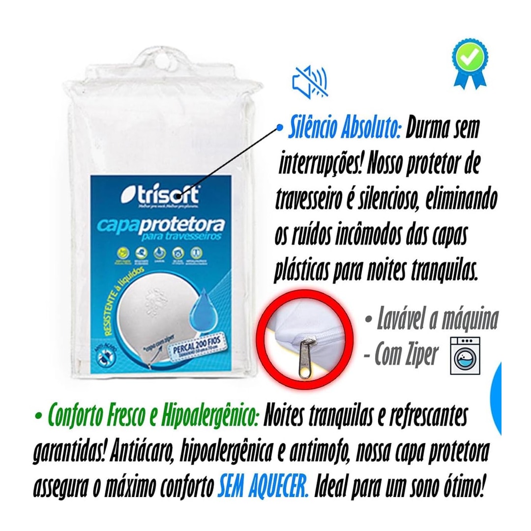 Capa Trisoft Protetora 607 Branco Capa Trisoft Protetora 607 Branco