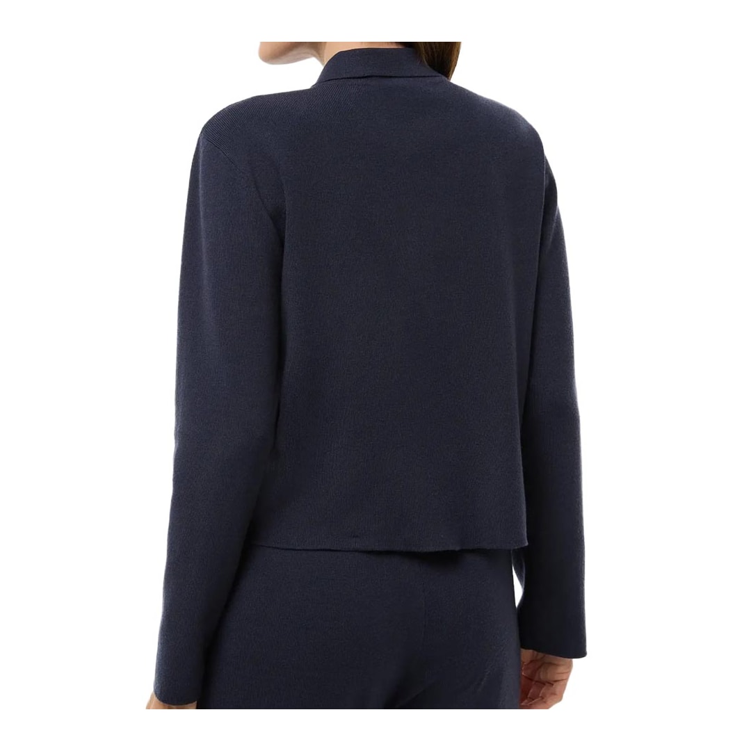Cardigan Hering Feminino K6t7 Azul Marinho