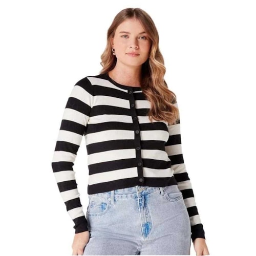 Cardigan Hering Feminino Manga Longa K4vm 