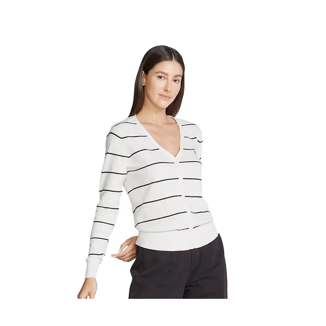 Cardigan Hering Manga Longa Kowl Off Cardigan Hering Manga Longa Kowl Off