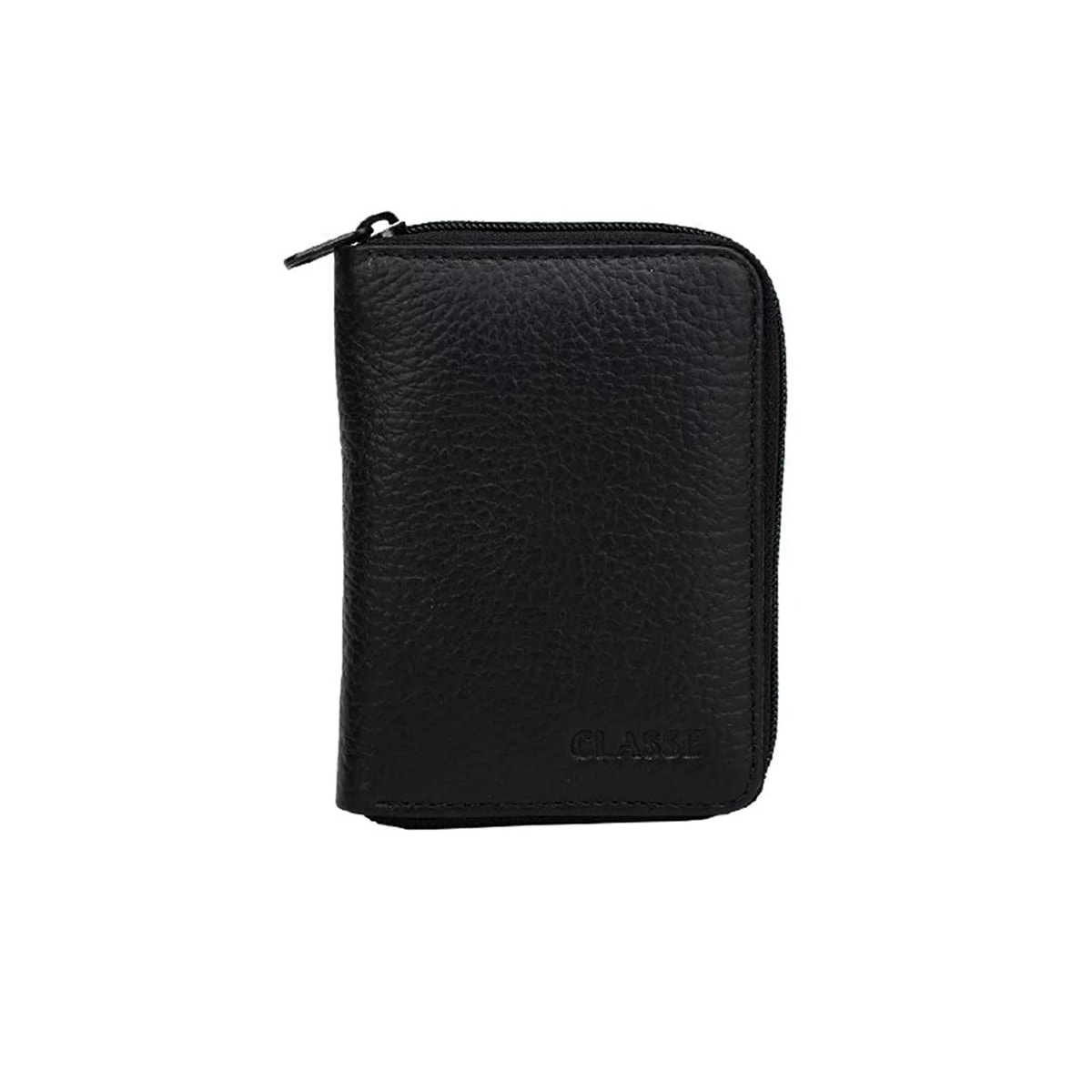 Carteira Classe Com Ziper Masculina De Couro M250 Preto Carteira Classe Com Ziper Masculina De Couro M250 Preto