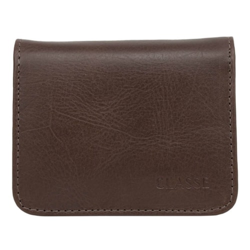 Detalhe - Carteira Classe Couro 040-0 Bronw