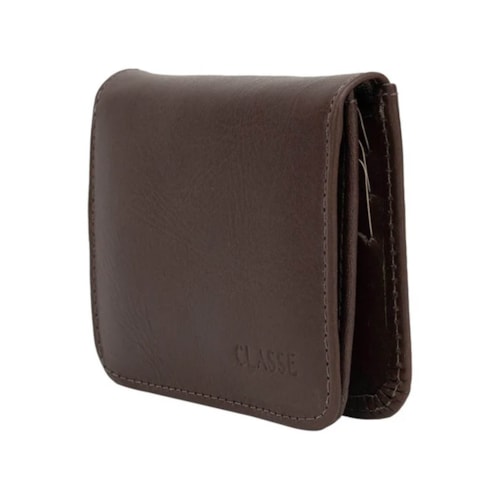 Detalhe - Carteira Classe Couro 040-0 Bronw