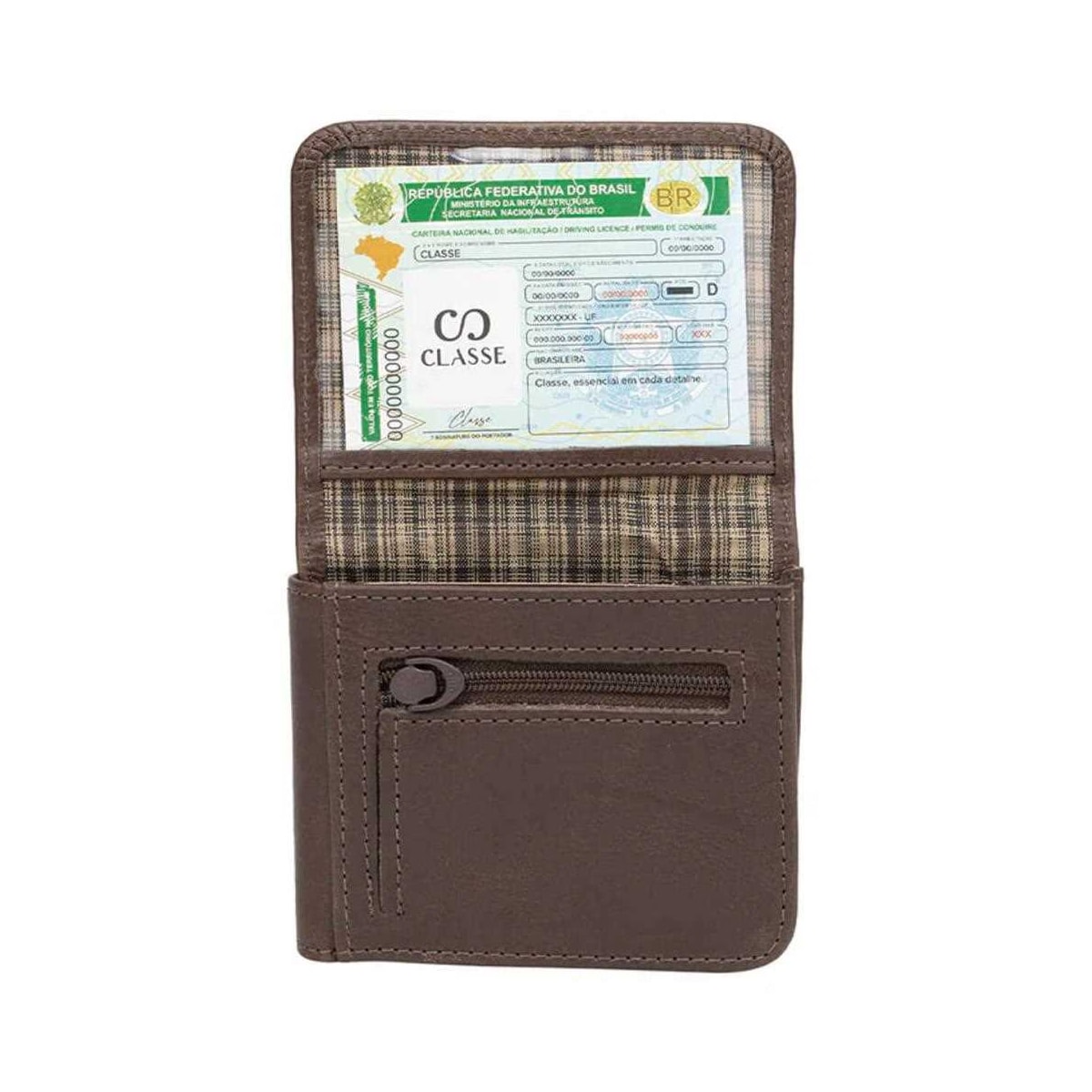 Carteira Classe Couro 040-0 Bronw Carteira Classe Couro 040-0 Bronw