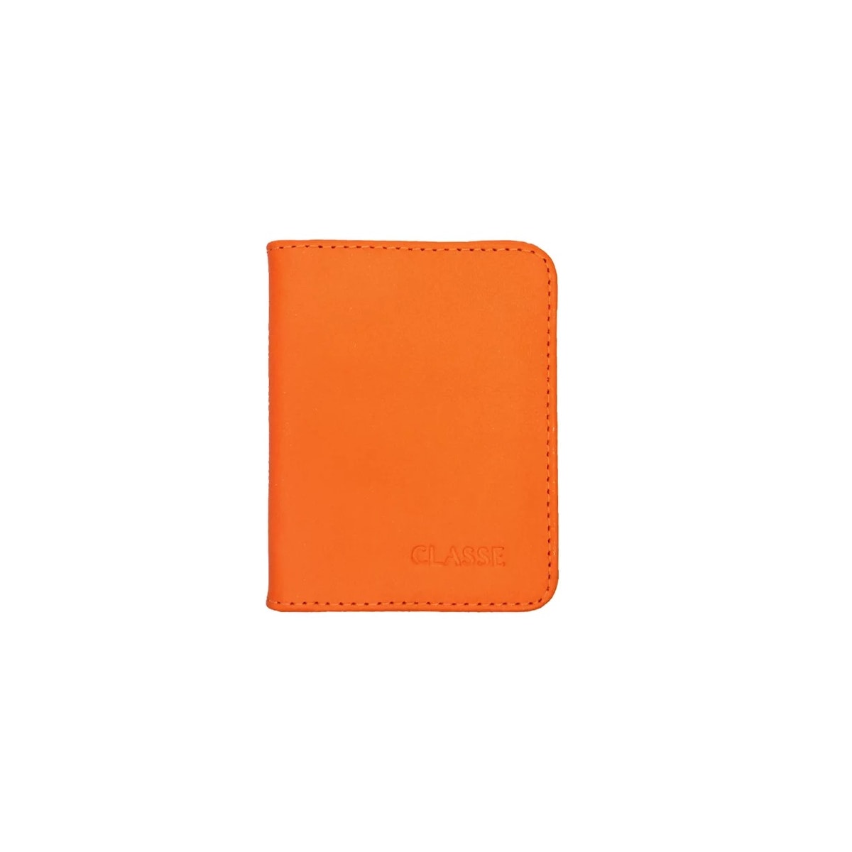 Carteira Classe De Couro Porta Cartões 118-A Laranja Carteira Classe De Couro Porta Cartões 118-A Laranja