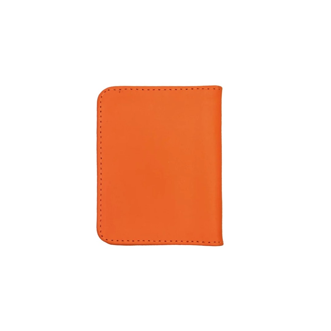 Carteira Classe De Couro Porta Cartões 118-A Laranja Carteira Classe De Couro Porta Cartões 118-A Laranja