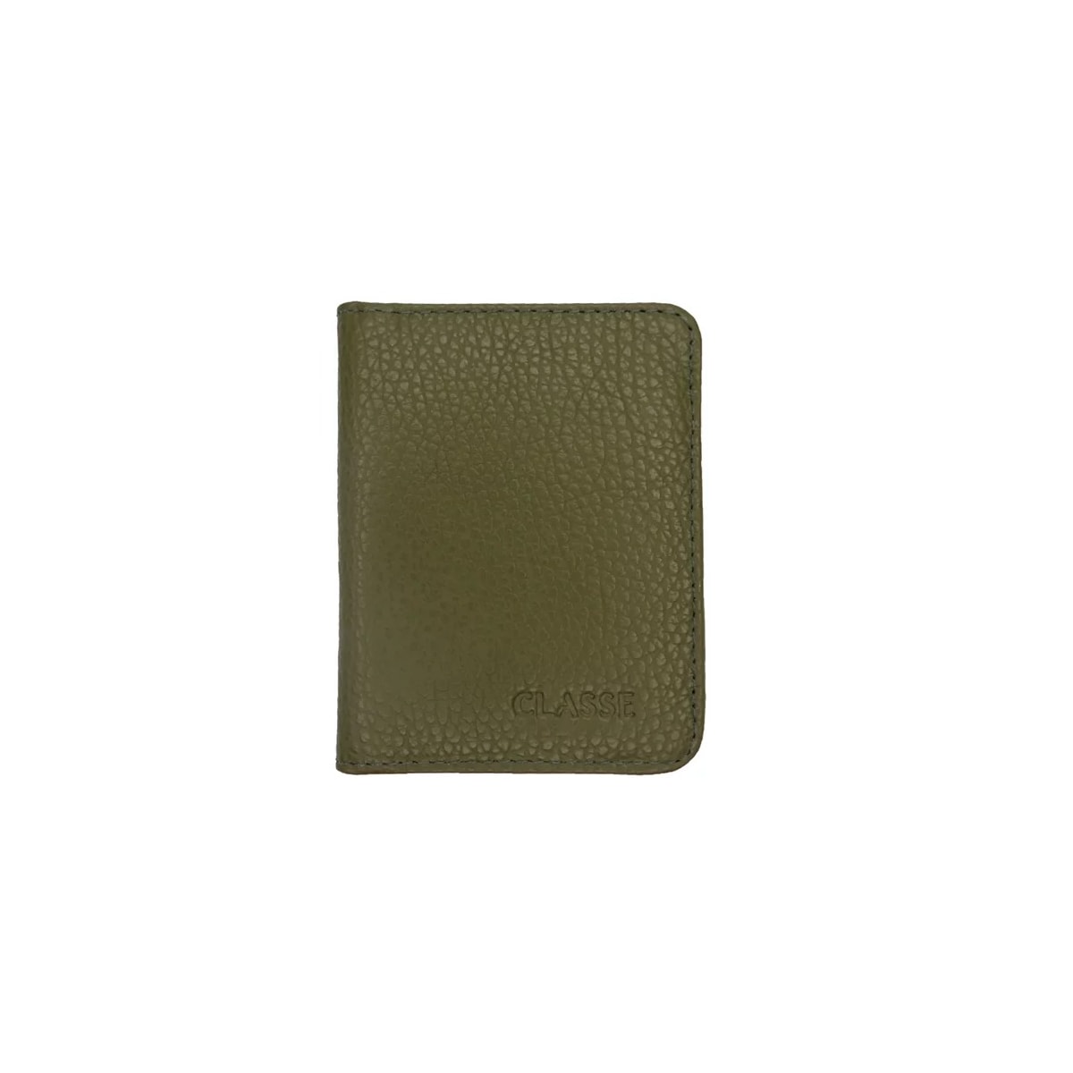 Carteira Classe De Couro Porta Cartões 118-A Verde Bambu Carteira Classe De Couro Porta Cartões 118-A Verde Bambu