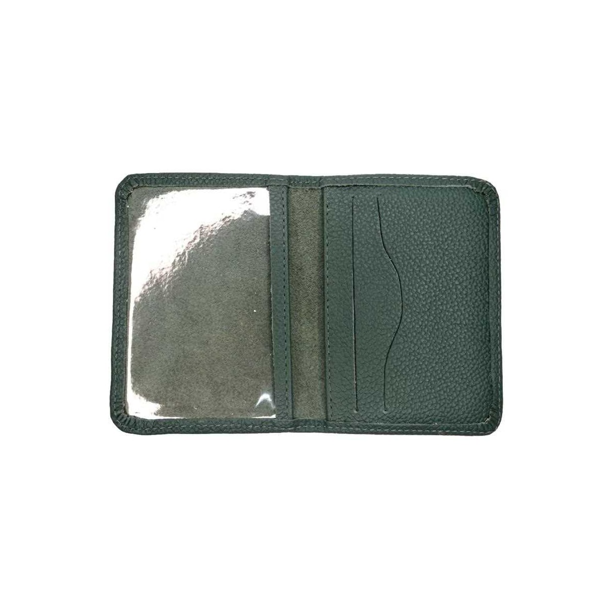 Carteira Classe De Couro Porta Cartões 118-A Verde Major Carteira Classe De Couro Porta Cartões 118-A Verde Major