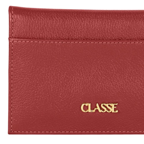 Detalhe - Carteira Classe Feminina Couro F429 Laca