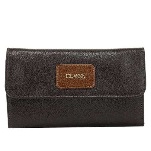 Carteira Classe Feminina Couro Q01116 F426 Chocolate