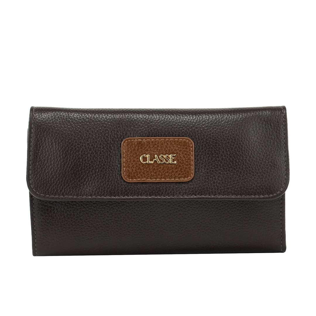 Carteira Classe Feminina Couro Q01116 F426 Chocolate Carteira Classe Feminina Couro Q01116 F426 Chocolate