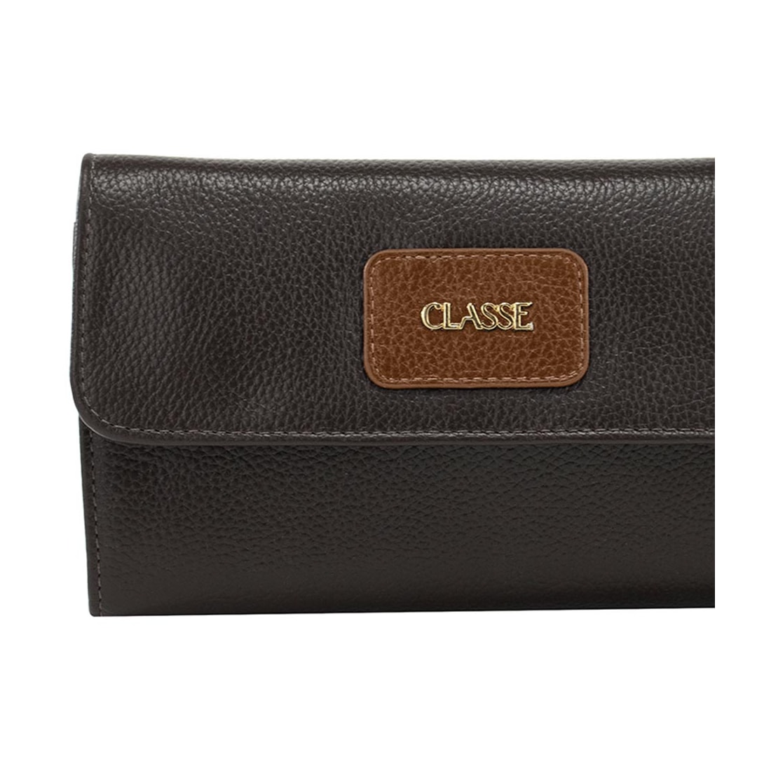 Carteira Classe Feminina Couro Q01116 F426 Chocolate Carteira Classe Feminina Couro Q01116 F426 Chocolate