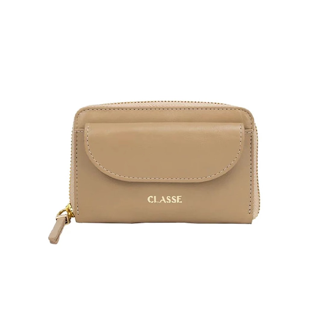 Carteira Classe Feminina De Couro F390-2 Crepe