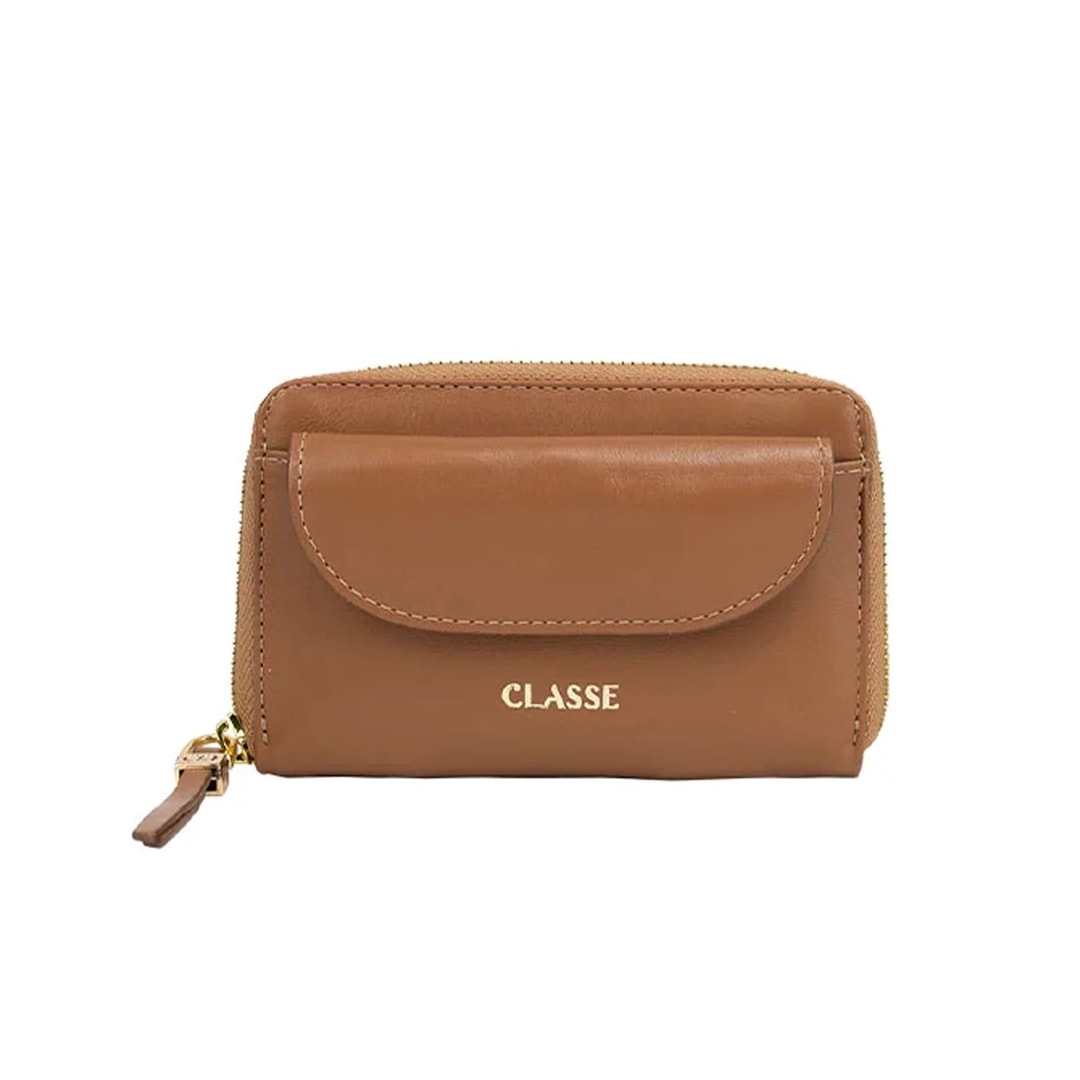 Carteira Classe Feminina De Couro F390-2 Nocciola Carteira Classe Feminina De Couro F390-2 Nocciola