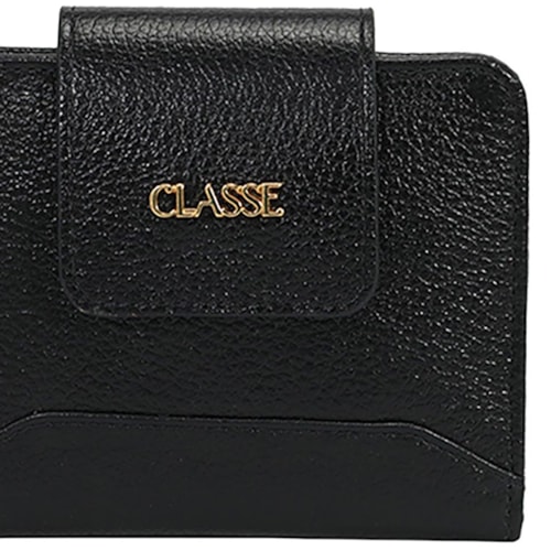 Detalhe - Carteira Classe Feminina F289-5 Preto