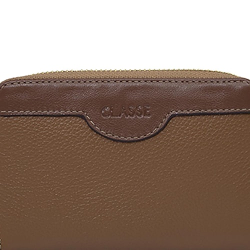 Detalhe - Carteira Classe Feminina F394-4 Nocciola