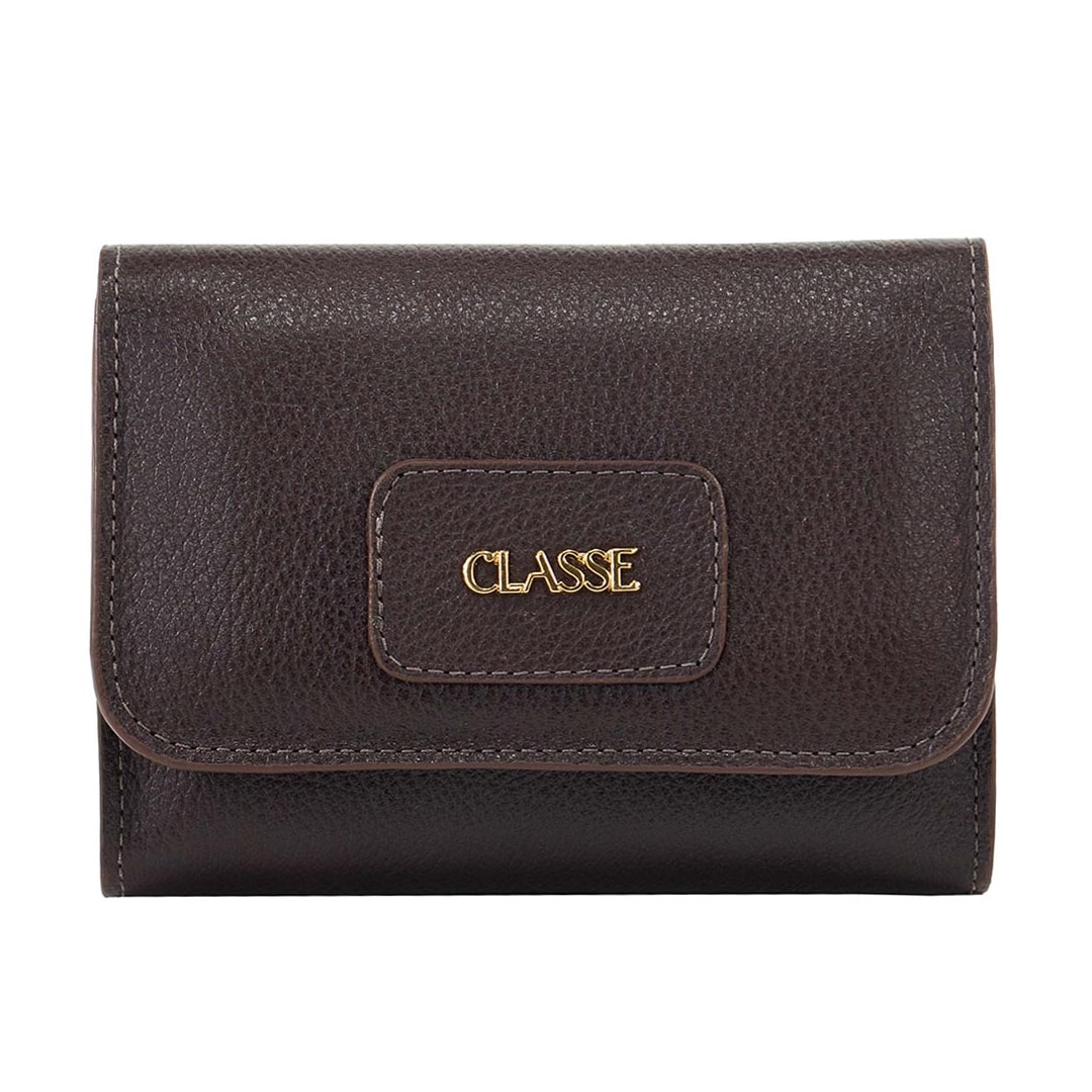 Carteira Classe Feminina F425 Chocolate