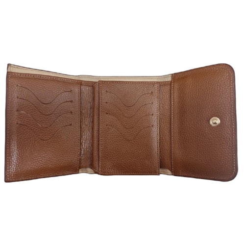 Detalhe - Carteira Classe Feminina F425 Nocciola