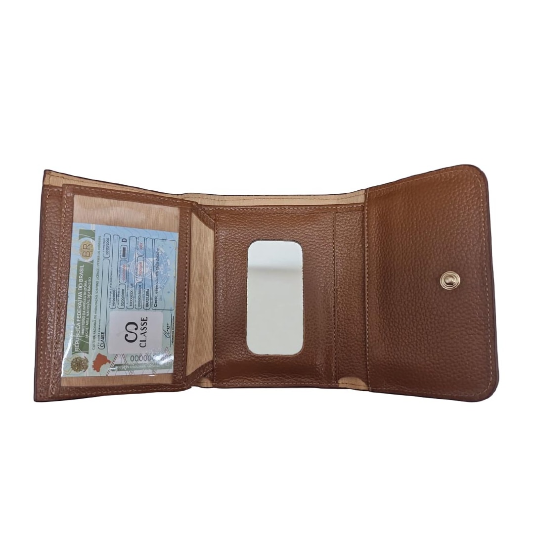 Carteira Classe Feminina F425 Nocciola