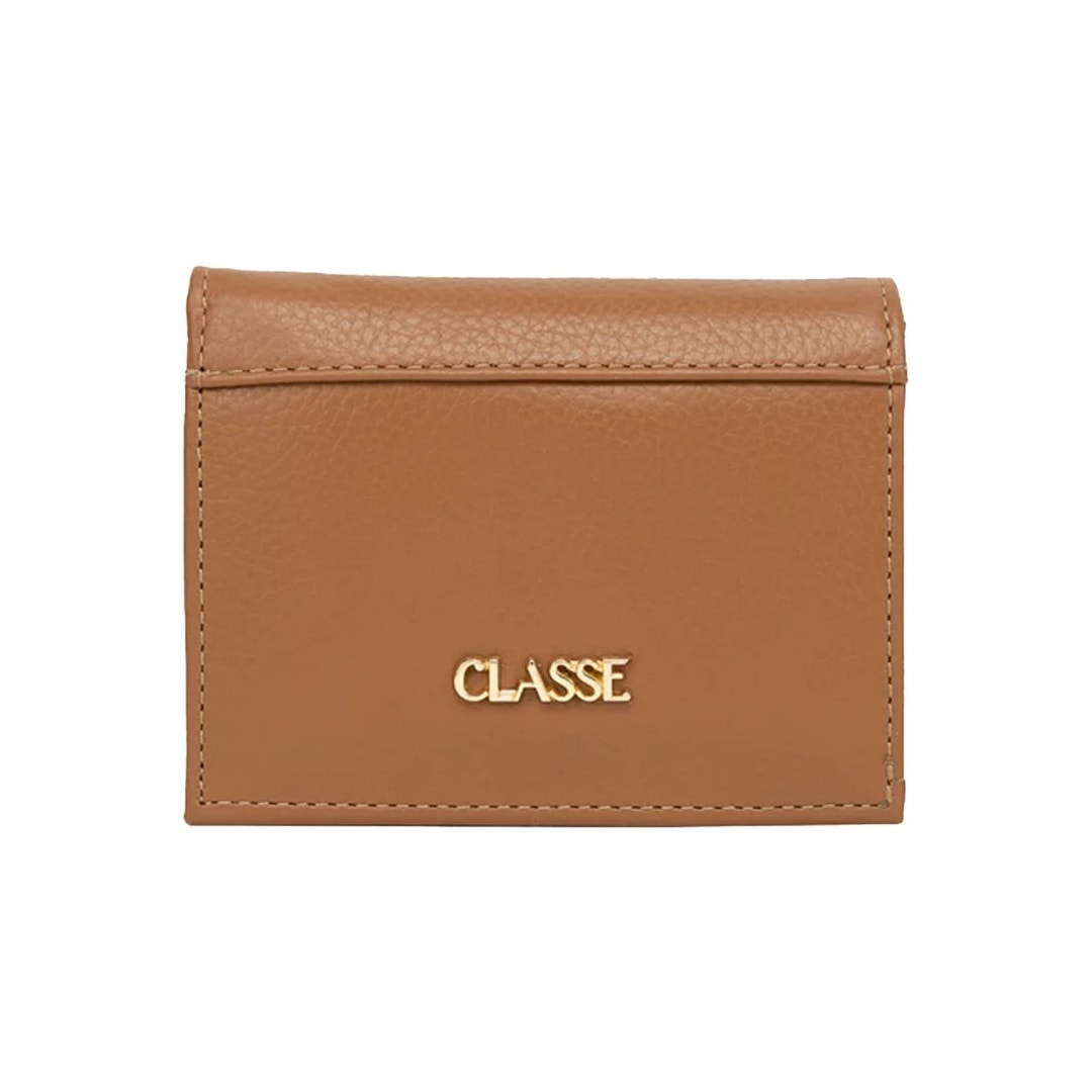 Carteira Classe Feminina Slim De Couro F217 Nocciola Carteira Classe Feminina Slim De Couro F217 Nocciola