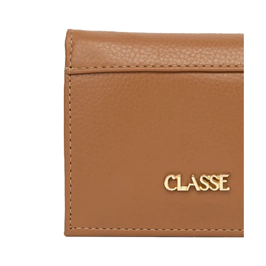 Carteira Classe Feminina Slim De Couro F217 Nocciola Carteira Classe Feminina Slim De Couro F217 Nocciola