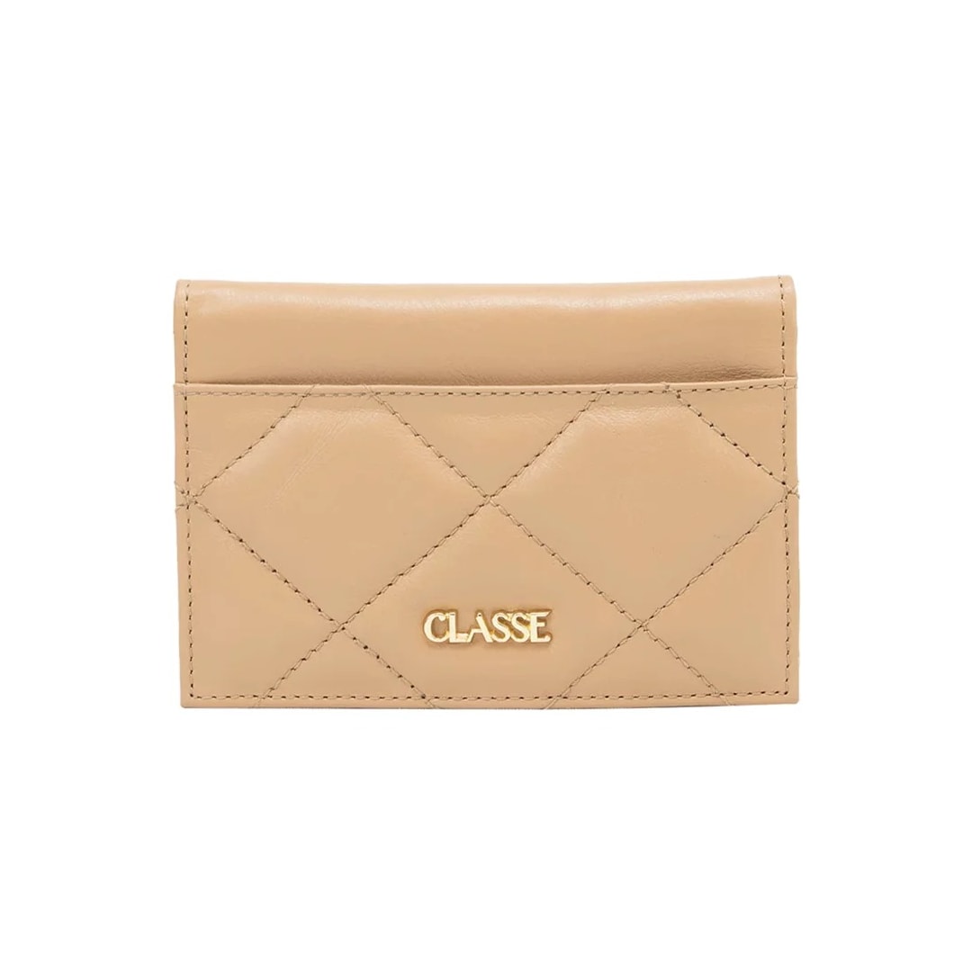 Carteira Classe Feminina Slim De Couro F386 Crepe Carteira Classe Feminina Slim De Couro F386 Crepe