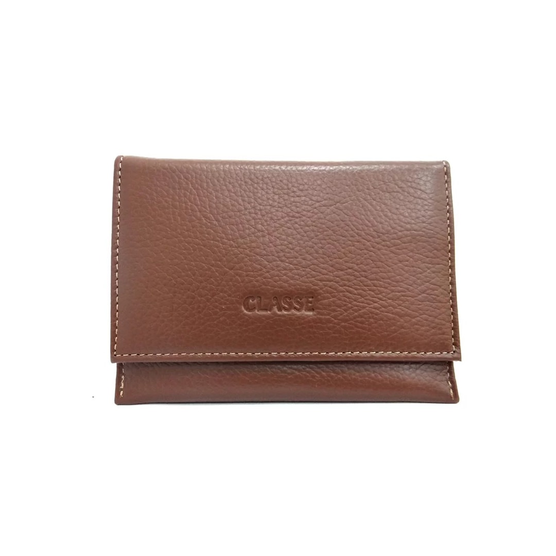 Carteira Classe Feminina Slim De Couro F392 Castor Carteira Classe Feminina Slim De Couro F392 Castor