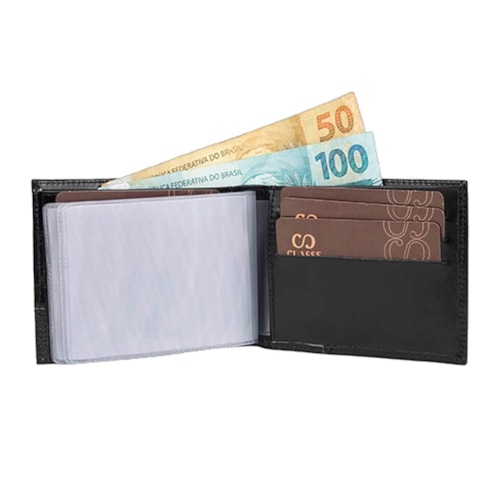 Detalhe - Carteira Classe Masculina M104-2 Brown/Cafe