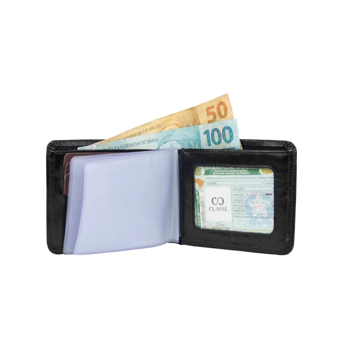 Carteira Classe Masculina M173 Preto Carteira Classe Masculina M173 Preto