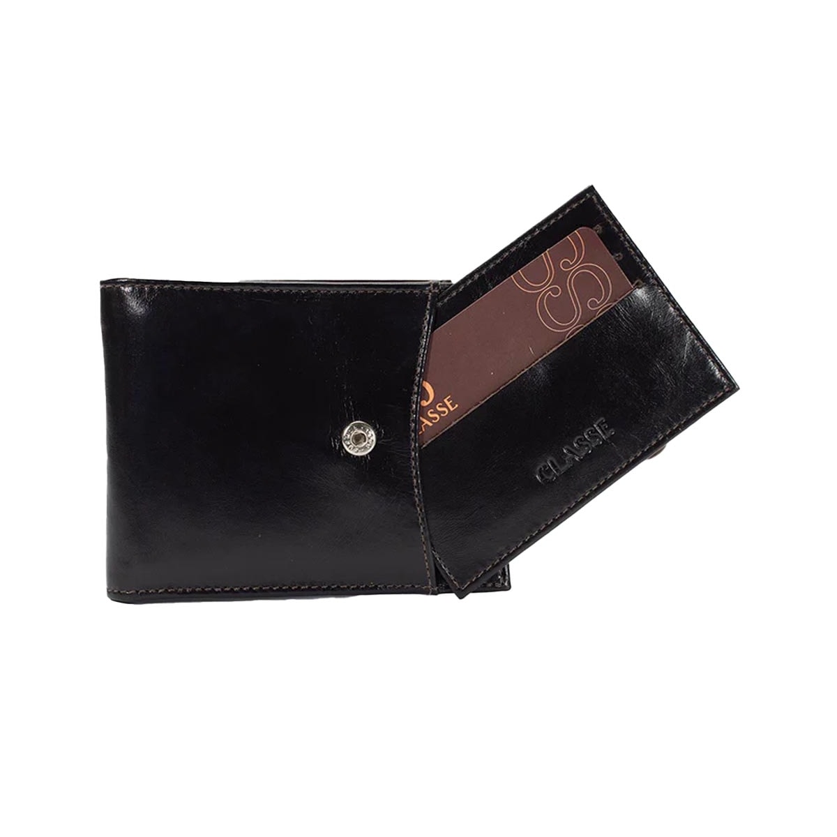 Carteira Classe Masculina M268 Cafe Carteira Classe Masculina M268 Cafe