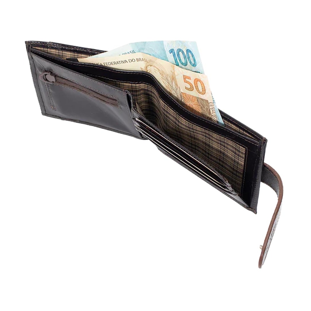 Carteira Classe Masculina M268 Cafe