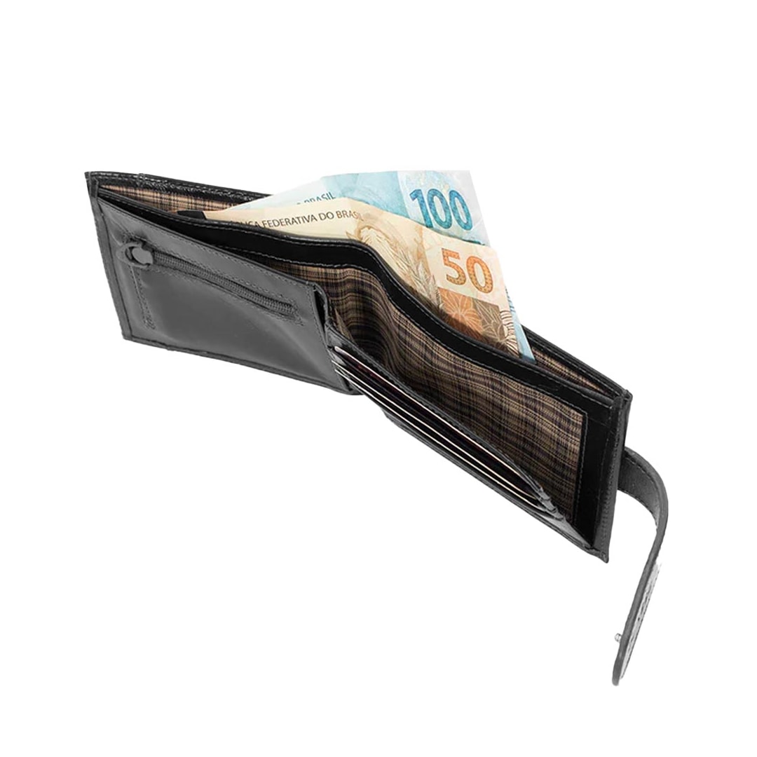 Carteira Classe Masculina M268 Preto
