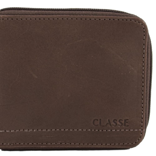 Detalhe - Carteira Classe Masculina M295 Brown
