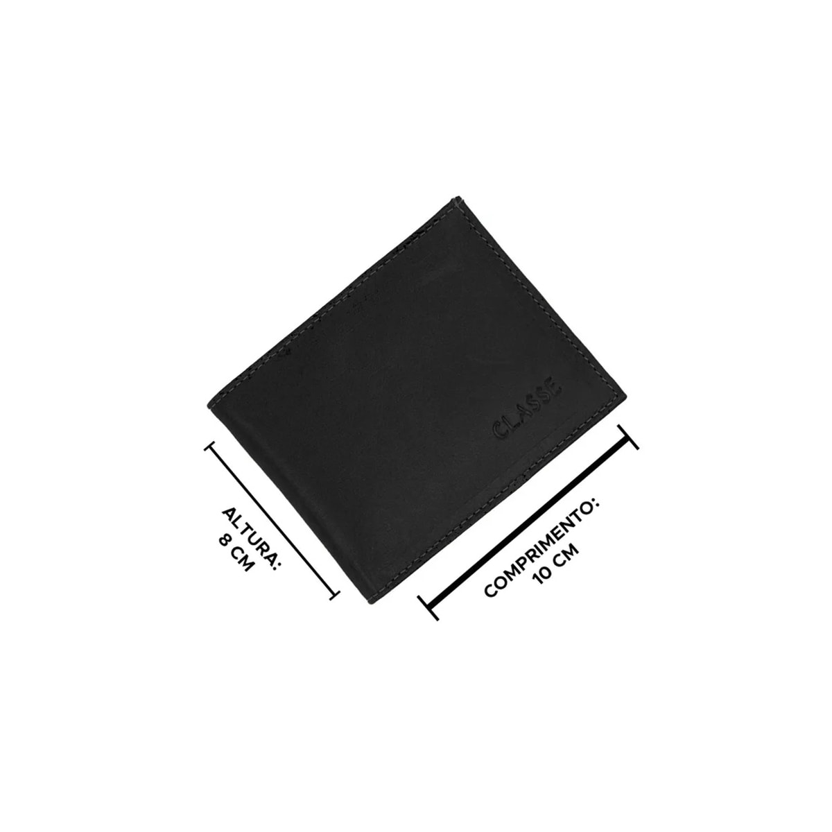 Carteira Classe Masculina Slim De Couro 197 Preto Carteira Classe Masculina Slim De Couro 197 Preto