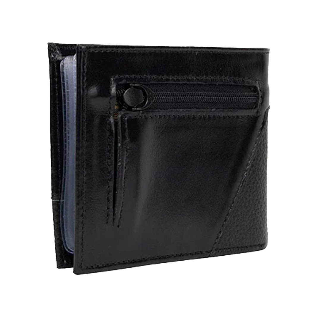 Carteira Classe Masculina Social De Couro M104-1 Preto Carteira Classe Masculina Social De Couro M104-1 Preto
