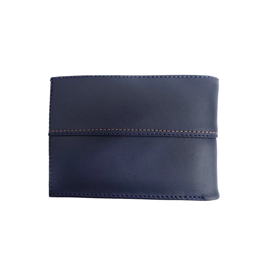 Carteira Davikadosh Masculina De Couro 2020017 Azul