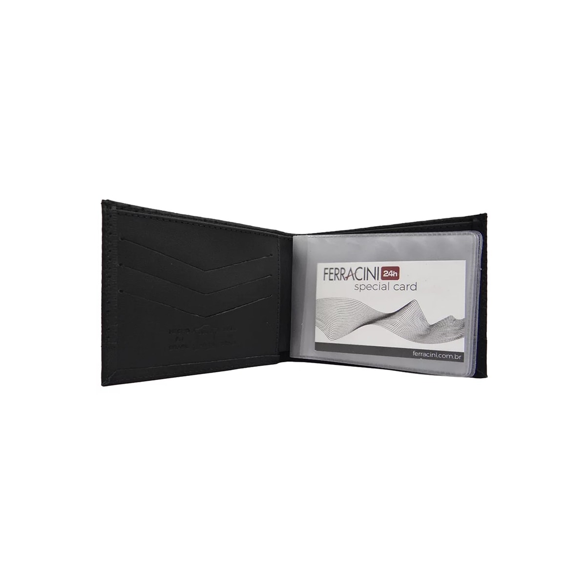Carteira Ferracini de Couro Masculina Cf372d Pelica Preto Carteira Ferracini de Couro Masculina Cf372d Pelica Preto