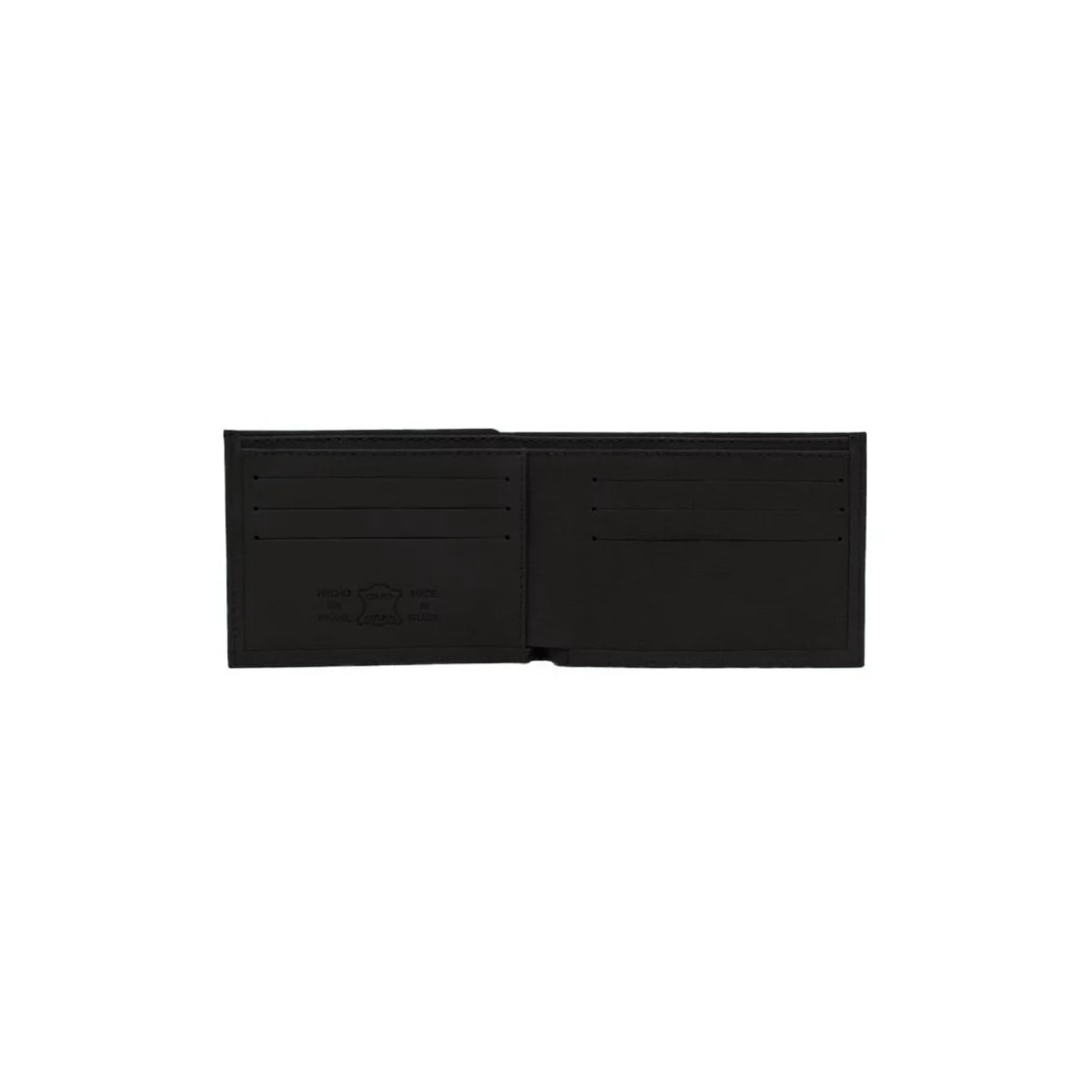 Carteira Ferracini de Couro Masculina Cfb032 Jeans Preto