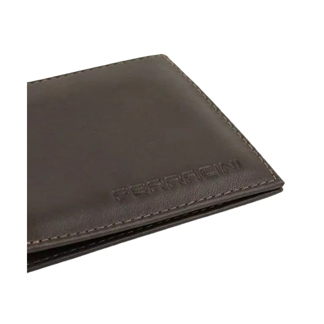Carteira Ferracini de Couro Masculina Cfb032 Lex Cafe Carteira Ferracini de Couro Masculina Cfb032 Lex Cafe