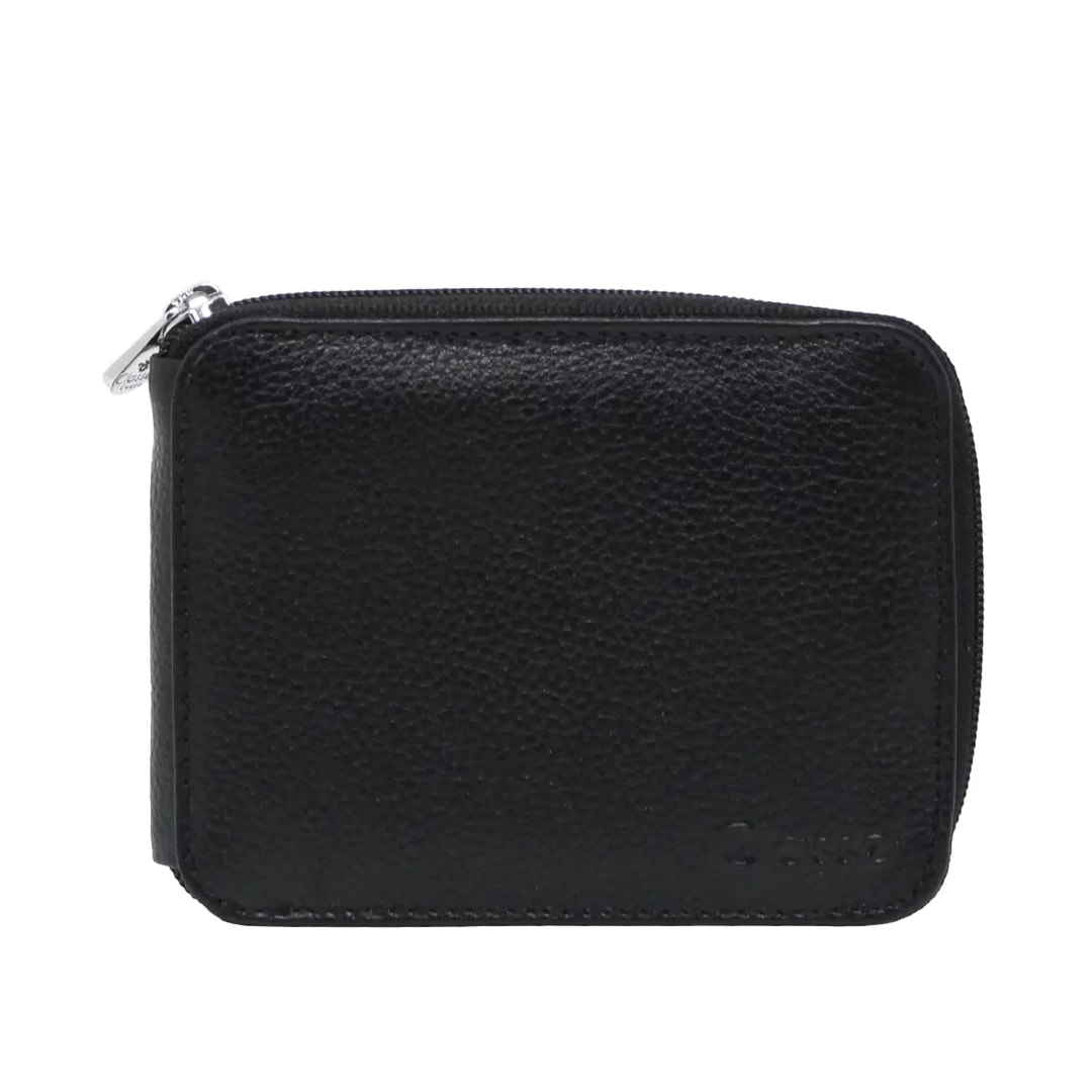 Carteira Masculina de Couro 091-0 Preto/Preto Carteira Masculina de Couro 091-0 Preto/Preto