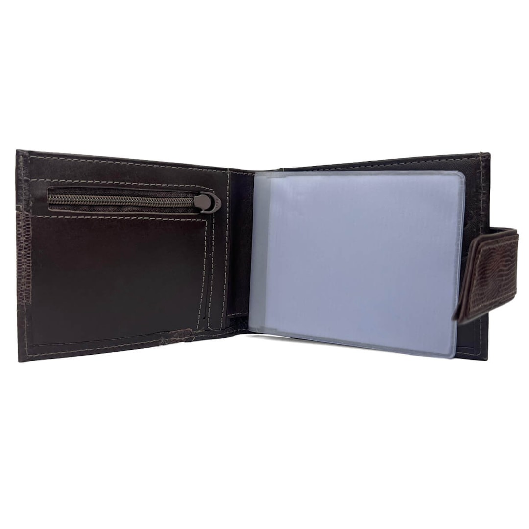 Carteira Original Couro Masculina 9330 Cafe
