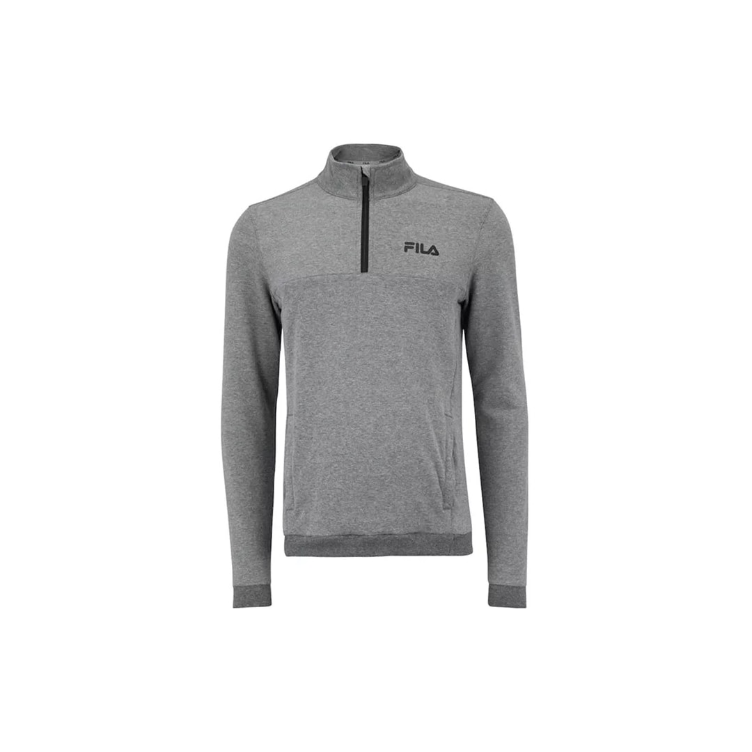 Casaco Fila Comfort Zip Masculino F11at103 Cinza Escuro Mescla