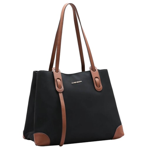 Chenson Bolsa Feminina De Poliuretano 3184599 Preto