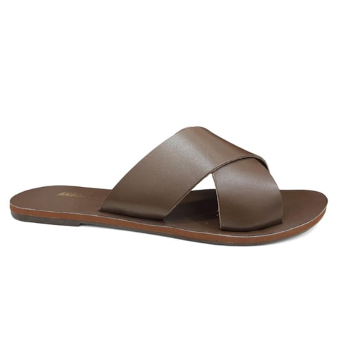 Chinelo Anacapri Rasteira C 30014 0004 Coffee