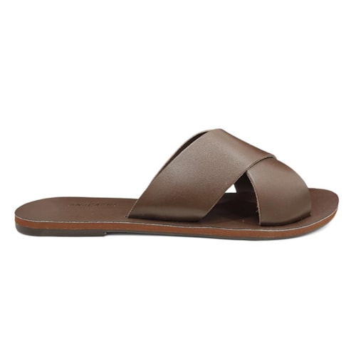 Detalhe - Chinelo Anacapri Rasteira C 30014 0004 Coffee