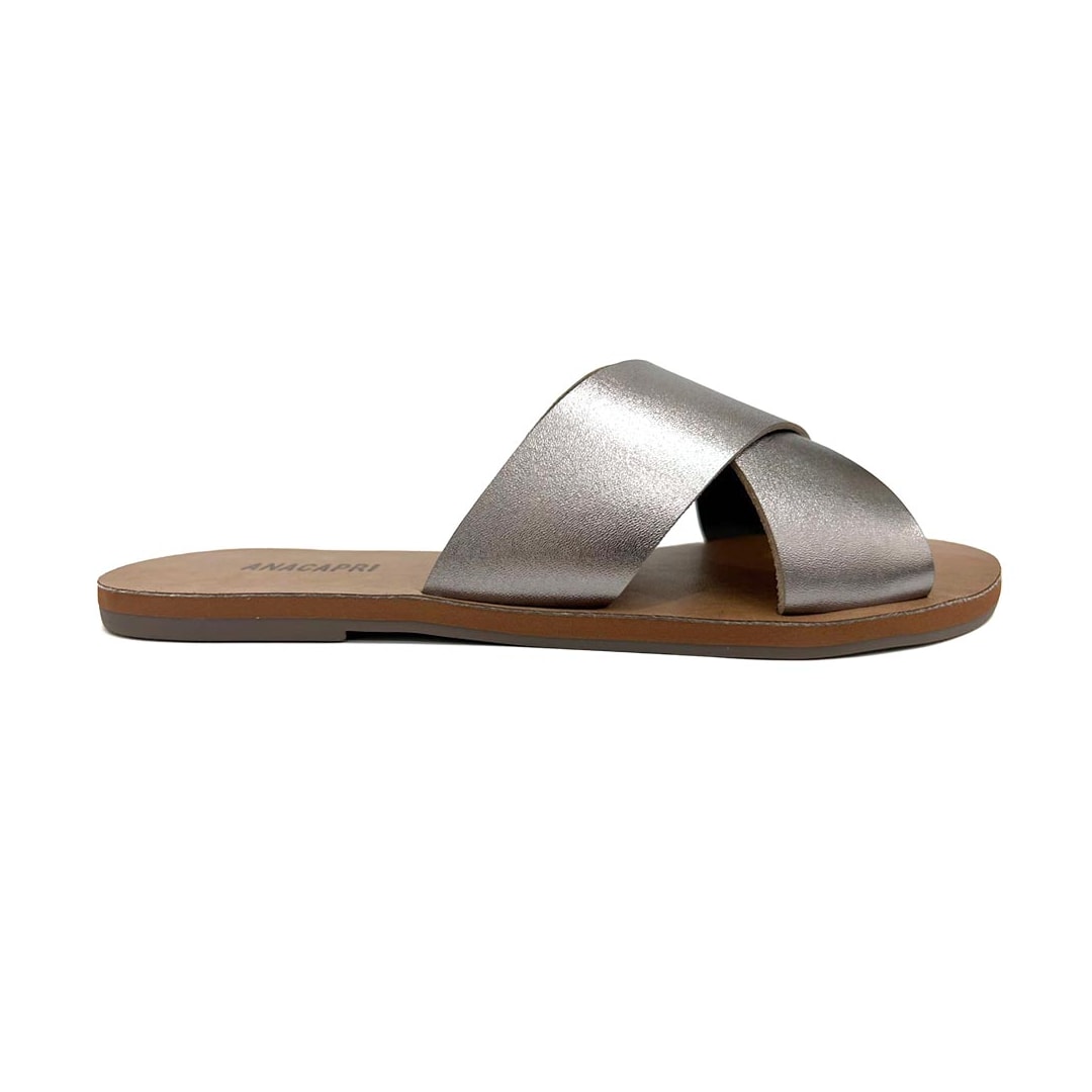 Chinelo Anacapri Rasteira Gaspea 30014 0004 Prata Velha