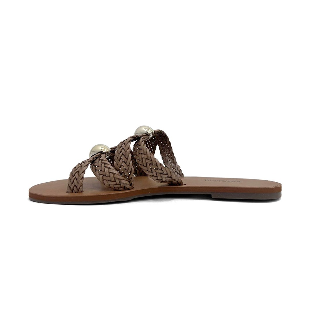 Chinelo Anacapri Rasteira Gaspea C 30014 0479 Cuoio