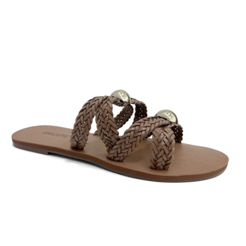 Chinelo Anacapri Rasteira Gaspea C 30014 0479 Cuoio