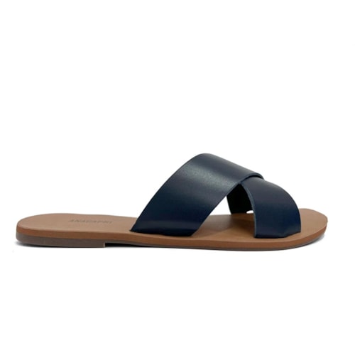 Detalhe - Chinelo Anacapri Rasteira Gáspea C30014 Azul Navy
